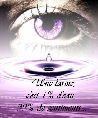 je pleur a cause de toi